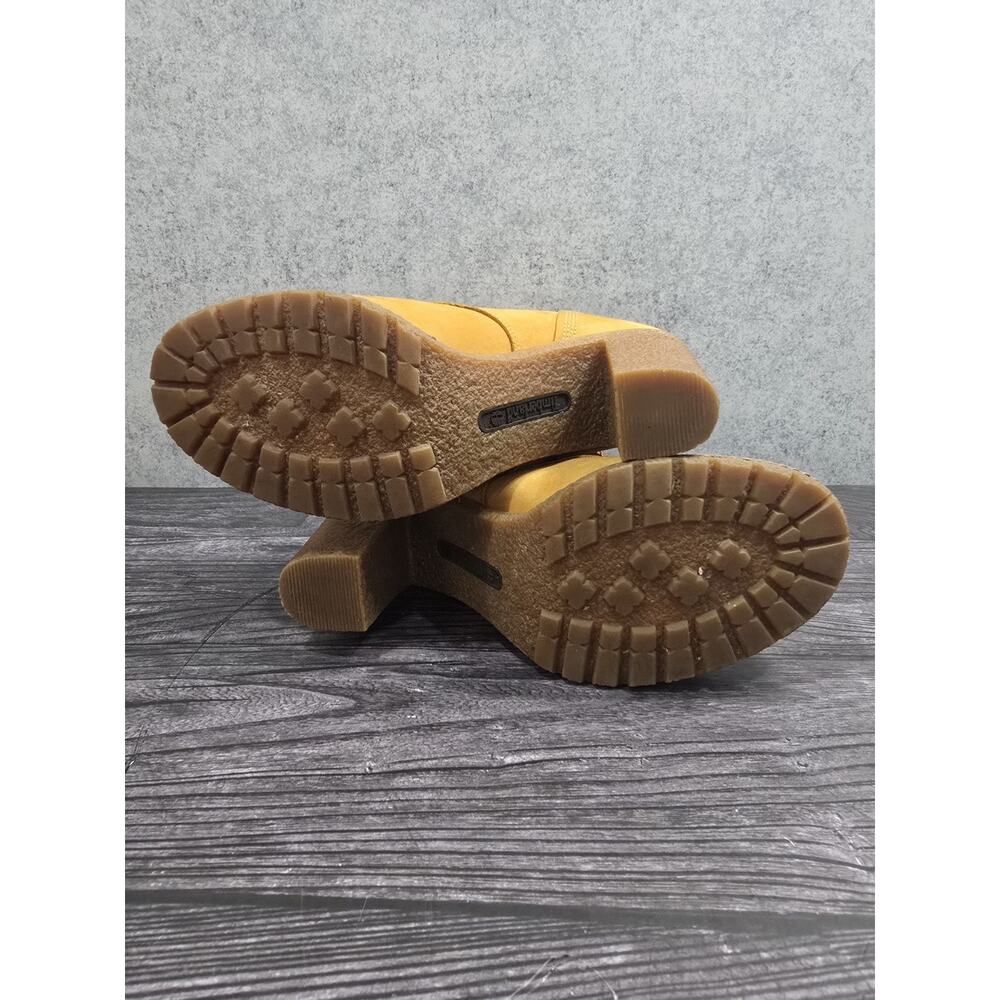 Timberland Earthkeepers Glancy 6" Heeled Boots Wheat Nubuck 8715A Women's 8.5 - Picture 7 of 8